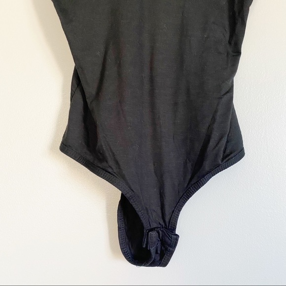 Olivaceous Black Tank Spaghetti Strap BodySuit S - Picture 4 of 6